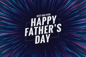 Lycklig fäder dag firande lyckönskningar hälsning design vektor