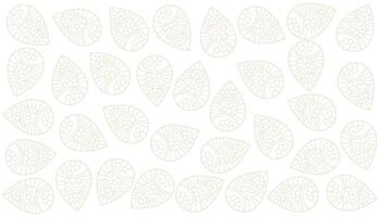 elegant indisk paisley mönster vit bakgrund design vektor