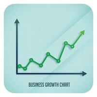 Geschäft Wachstum Pfeil Diagramm zeigen nach oben Trend vektor