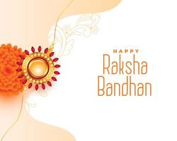 dekorativ Raksha bandhan festival traditionell baner vektor