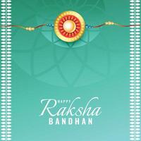 ethnisch Stil glücklich Raksha Bandhan wünscht sich Karte Hintergrund vektor
