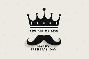 min far min kung begrepp bakgrund för fäder dag vektor