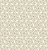 nahtlos abstrakt geometrisch Muster im islamisch Stil vektor