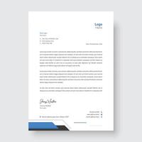 företags- modern brev design, kreativ modern brev huvud design mall vektor