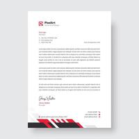 företags- modern brev design, kreativ modern brev huvud design mall vektor