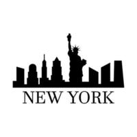 Skyline von New York vektor