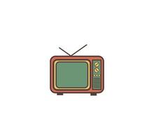 Fernseher retro Symbol Vektor Design
