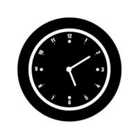 Kolla på ikon vektor. tid illustration tecken. vägg klocka symbol. klocka logotyp. vektor