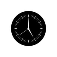 Kolla på ikon vektor. tid illustration tecken. vägg klocka symbol. klocka logotyp. vektor