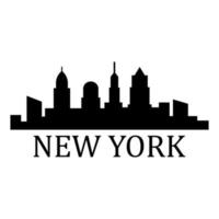 Skyline von New York vektor