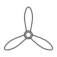 Propeller Symbol Vektor Satz. Schraube Illustration unterzeichnen. Klinge Symbol oder Logo.