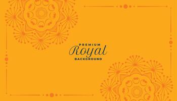 kunglig mandala dekorativ mönster bakgrund vektor