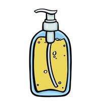 Flasche Flüssigkeit Seife Flasche, persönlich Hygiene Illustration, Vektor