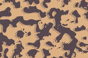 kamouflage armén tyg textur i brun nyanser bakgrund vektor