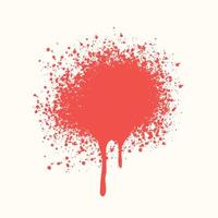 rot sprühen Farbe Textur Hintergrund zum Graffiti Kunst vektor
