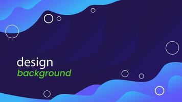 abstrakt Blau Gradient Flüssigkeit Welle Hintergrund. modern Hintergrund Design. kreativ Banner Design mit Welle Formen zum Vorlage. vektor