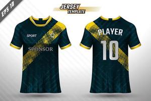 sport jersey och t-shirt mall sport jersey design vektor mockup.