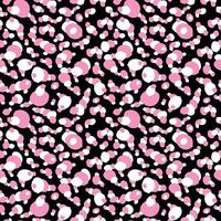 weich, organisch Formen im Rosa und Weiß gegen ein schwarz Hintergrund. Oberfläche Kunst Vektor nahtlos Muster zum Drucken auf anders Oberflächen oder Verwendungszweck im Grafik Design Projekte.