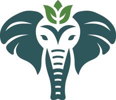 Elefant Logo tätowieren vektor