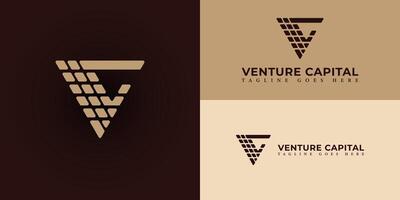 Initiale Brief vc oder Lebenslauf Logo Symbol Design Vorlage Elemente Vektor im Gold Farbe isoliert auf mehrere Hintergrund Farben angewendet zum Geschäft und Beratung Unternehmen Logo Design Inspiration Vorlage