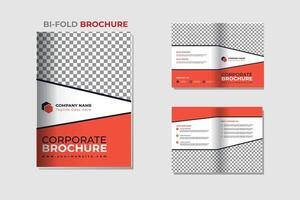 Bifold Broschüre Design Vorlage vektor