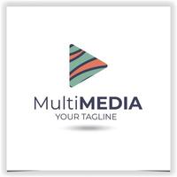Vektor Multimedia Logo Design Vorlage