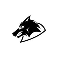 Wolf Kopf Logo vrctor vektor
