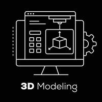 3d Modellieren und Prototyp entwickeln. revolutionieren Produkt Entwicklung mit fortgeschritten 3d Modellieren und schnell Prototyp entwickeln, beschleunigen Ihre Pfad von Konzept zu Markt Erfolg. vektor