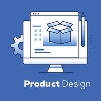 Produkt Design und Verpackung. erheben Ihre Marke mit innovativ, auf dem neuesten Stand Produkt Designs und Verpackung Lösungen Das bestechen Kunden und Fahrt Verkauf. vektor