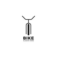 cykel linje logotyp design mall vektor