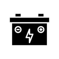 Auto Batterie Symbol Symbol Vektor Vorlage