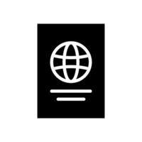 pass ikon symbol vektor mall