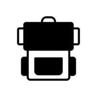 Rucksack Symbol Symbol Vektor Vorlage