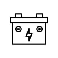 Auto Batterie Symbol Symbol Vektor Vorlage