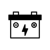 Auto Batterie Symbol Symbol Vektor Vorlage