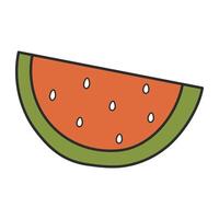 kreativ Design Symbol von Wassermelone vektor