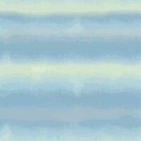 hand dragen vattenfärg textur bakgrund, lutning från gul till blå färger. för himmel, hav, damm. sömlös horisontell rand mönster vektor