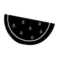 kreativ Design Symbol von Wassermelone vektor