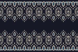 Ikat Stammes- indisch nahtlos Muster. ethnisch aztekisch Stoff Teppich Mandala Ornament einheimisch Boho Chevron textil.geometrisch afrikanisch amerikanisch orientalisch traditionell Vektor Illustrationen. Stickerei Stil.