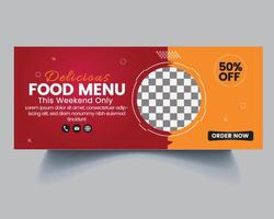 Essen Banner Design zum Verkauf Produkte vektor