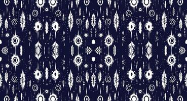 ein nahtlos Muster, geometrisch Stammes- Muster, geometrisch Batik, Ikat nahtlos, aztekisch Stil , ethnisch Boho nahtlos Muster, Luxus dekorativ Textil- Muster., Stoff, Vorhang, Teppich, Batik Stickerei vektor