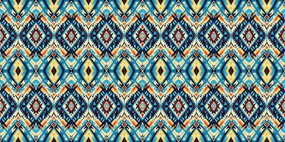 ein nahtlos Muster, geometrisch Stammes- Muster, geometrisch Batik, Ikat nahtlos, aztekisch Stil , ethnisch Boho nahtlos Muster, Luxus dekorativ Textil- Muster., Stoff, Vorhang, Teppich, Batik Stickerei vektor