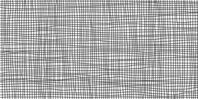 kors och tvärs svart linje på en transparent bakgrund. ritad för hand flor textur. abstrakt svartvit baner. vektor illustration.