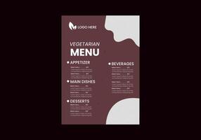 Food Flyer Design vektor