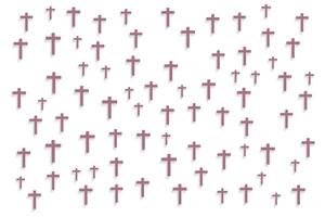 glücklich gut Freitag nahtlos Kreuz Muster Design vektor