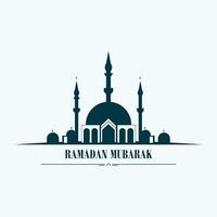 ramadan modern moské islamic logotyp ikon begrepp vektor design