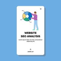 Google hemsida seo analys vektor