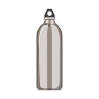 thermo rostfrei Flasche Karikatur Vektor Illustration