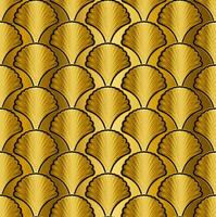 guld konst deco sömlös upprepa mönster bakgrund vektor
