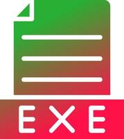 exe kreativ Symbol Design vektor